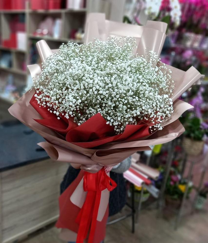 Букет Белые хлопья в Колодкино Букет цветов из: Гипсофила в Колодкино