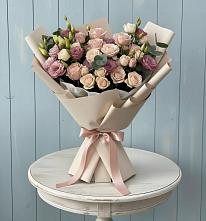 Букет цветов из:  Розы и Лизиантусы в Колодкино