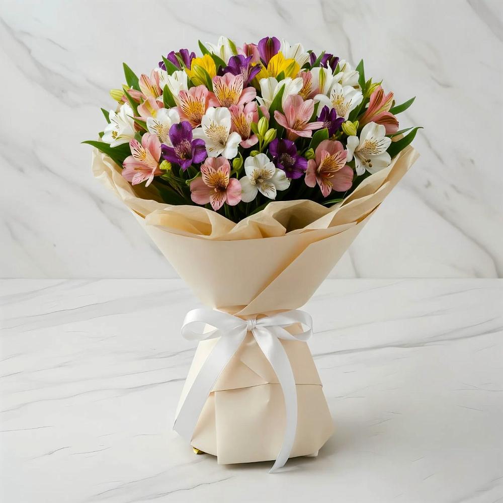 Букет цветов из: Альстромерии в Колодкино