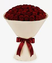 Букет 101 Бордовая роза Блэк Бакарра в Колодкино