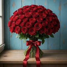 Букет Красные розы Блэк Меджик в Колодкино