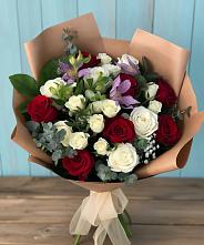 Букет цветов из:  Розы и Альстромерии в Колодкино