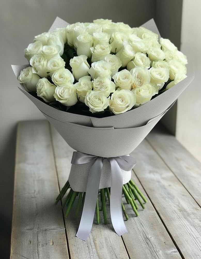 Букет 35 Белых роз в Колодкино
