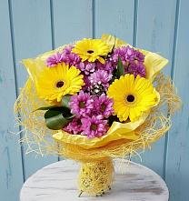Букет цветов из:  Хризантемы и Герберы в Колодкино