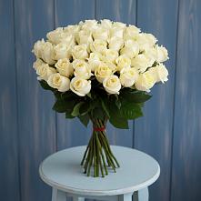 Букет 51 Белая роза Эдлесс Лав #REPLACE_PRED# Колодкино