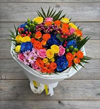 Букет цветов из:  Розы и Хризантемы в Колодкино