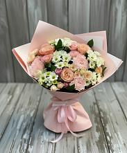 Букет цветов из:  Гвоздики, Розы и Хризантемы в Колодкино