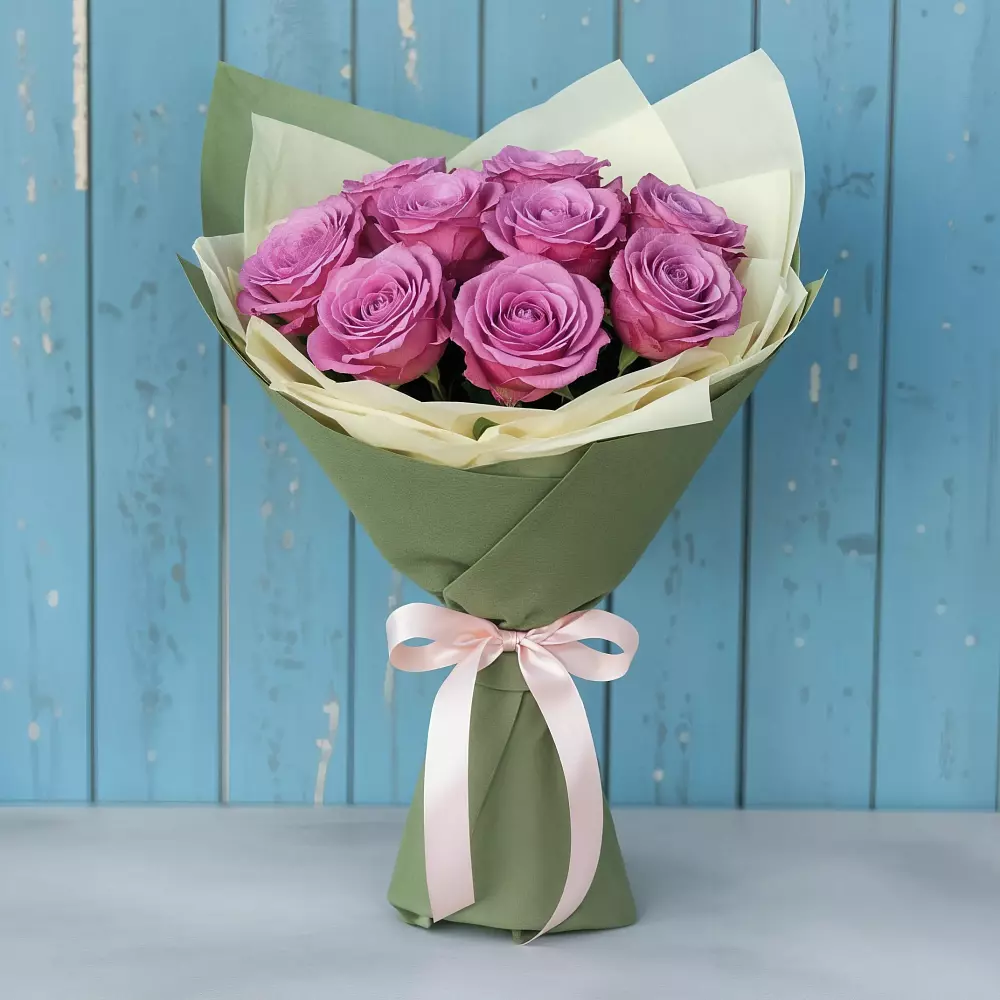 Букет Розы Фёрст Леди в Колодкино