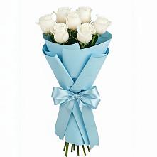 Букет 7 белых роз Проуд #REPLACE_PRED# Колодкино