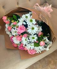Букет цветов из:  Розы и Хризантемы в Колодкино