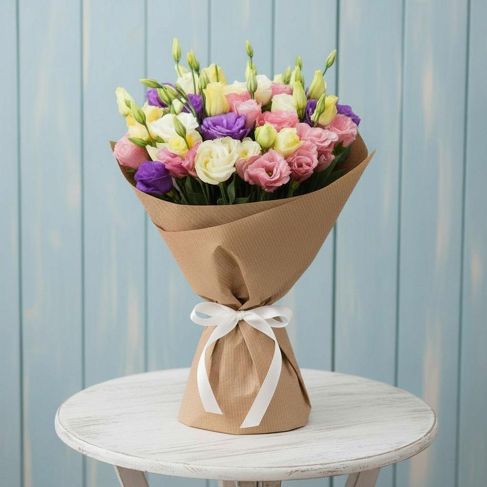 Букет цветов из: Лизиантусы в Колодкино