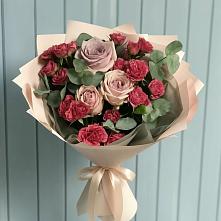 Букет цветов из:  Гвоздики и Розы #REPLACE_PRED# Колодкино