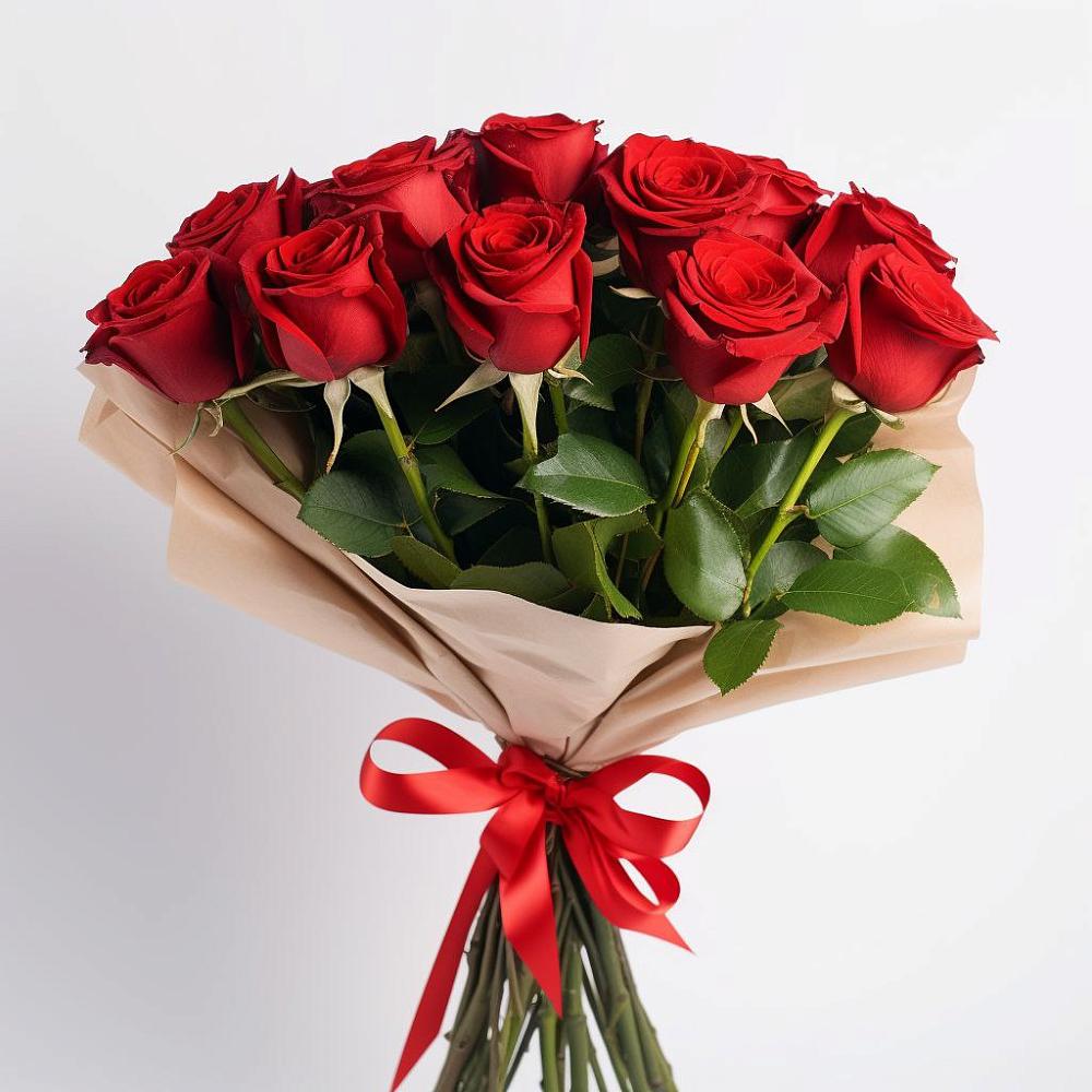 Букет 11 Красных роз Эдлесс Лав в Колодкино