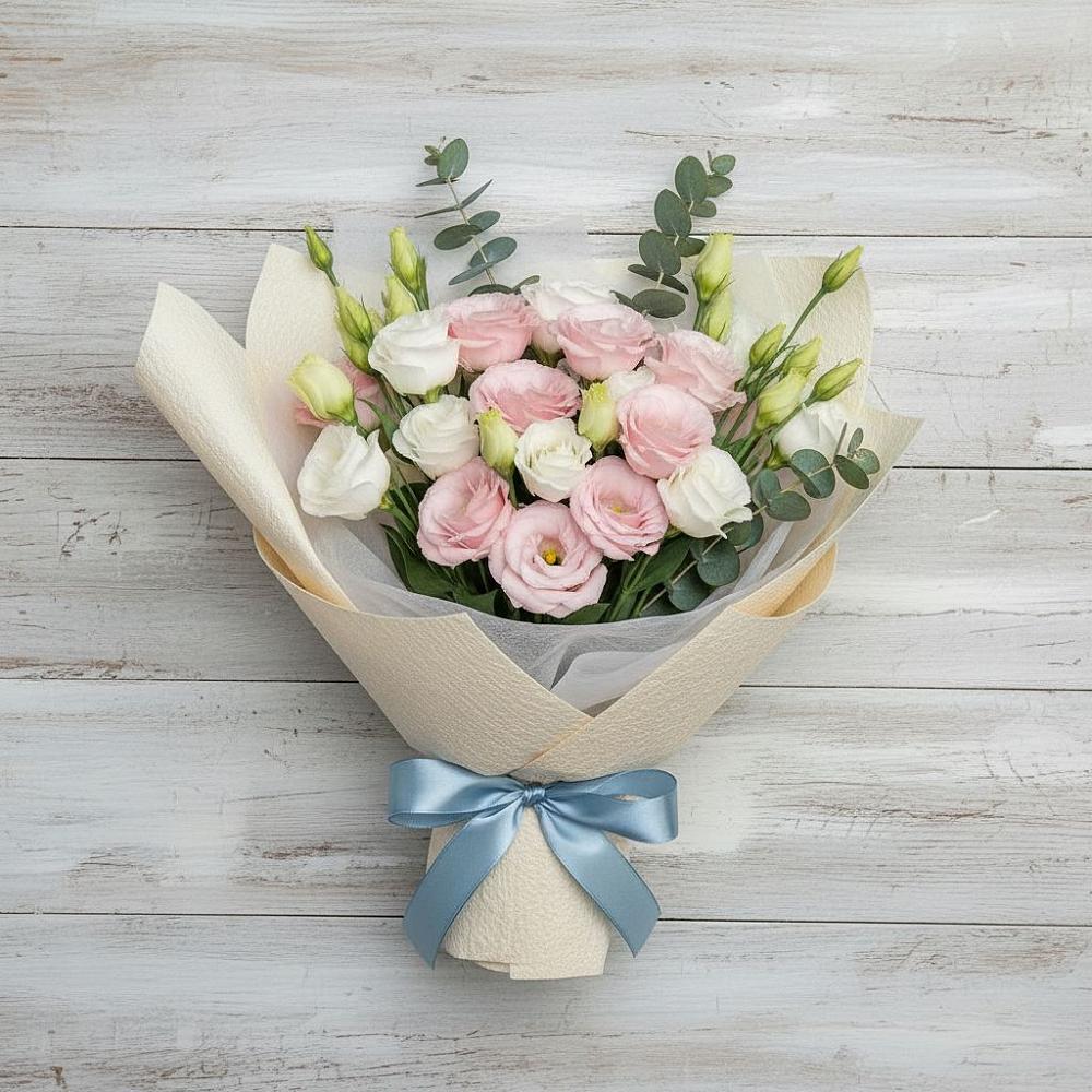 Букет цветов из: Лизиантусы в Колодкино